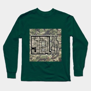 Stealth logo camo Long Sleeve T-Shirt